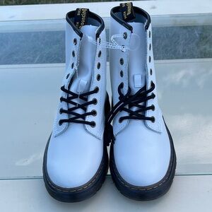 Dr. Martens White Boots